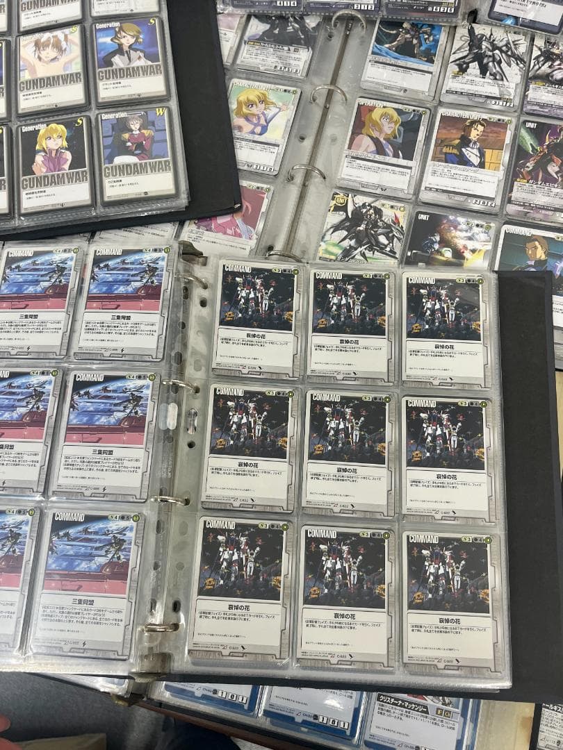 ゆ*り様 ガンダムウォー 大量セット まとめ バインダー 7冊 ID531099