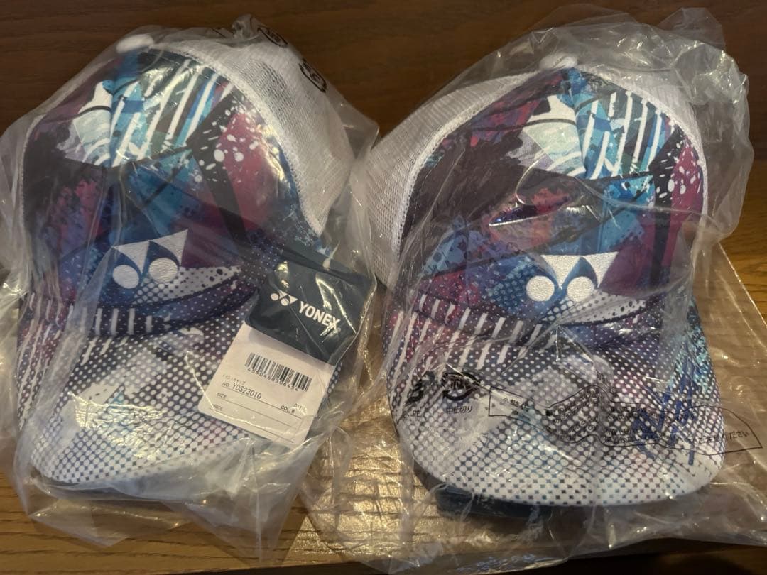 新品未使用 キャップ ヨネックス オールジャパン 限定 白 紫ホワイトパープル