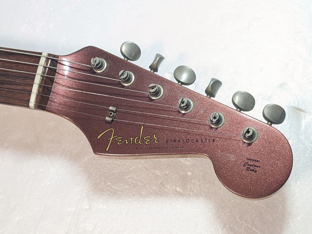 Fender Japan Burgundy Matching Head ストラト