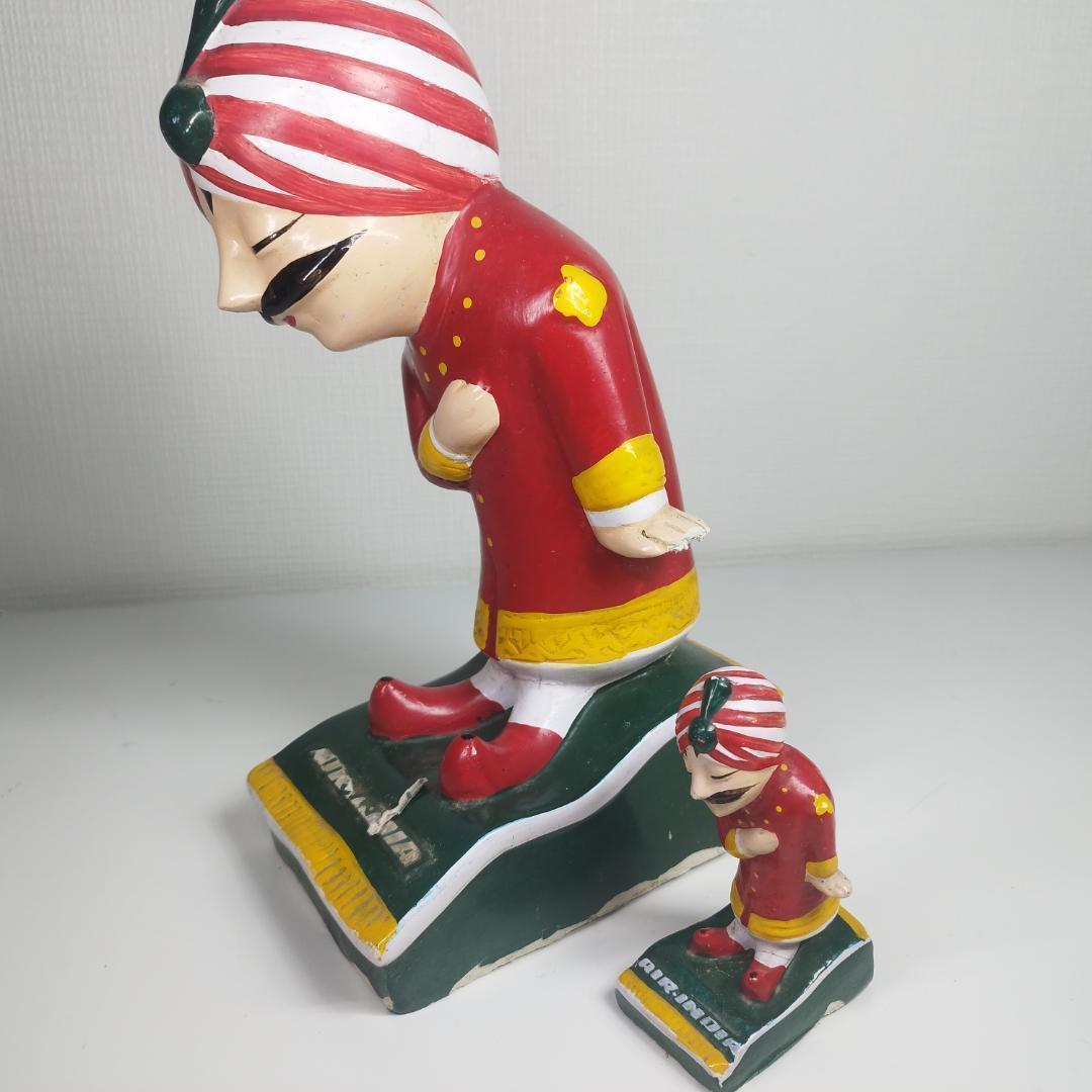 マハラジャ Air India インド航空 ビンテージ 70’s 置物 hAT4