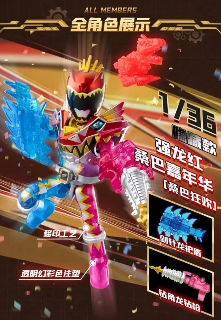 獣電戦隊キョウリュウジャー ブロックフィギュア群星版2弾 海外限定