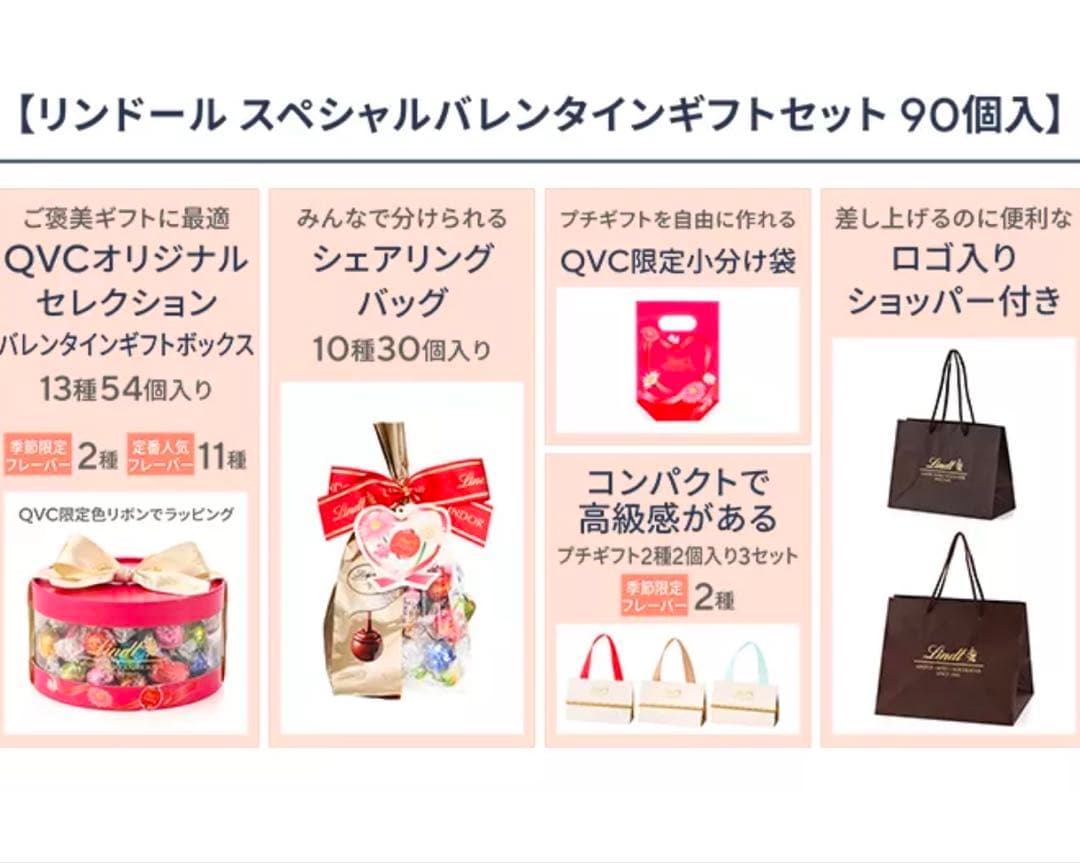 スペシャルギフトセット　バレンタイン　リンドール　リンツ