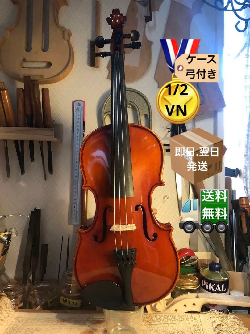 【駒&魂柱調整済】カルロジョルダーノ分数バイオリン VS-1 1/2