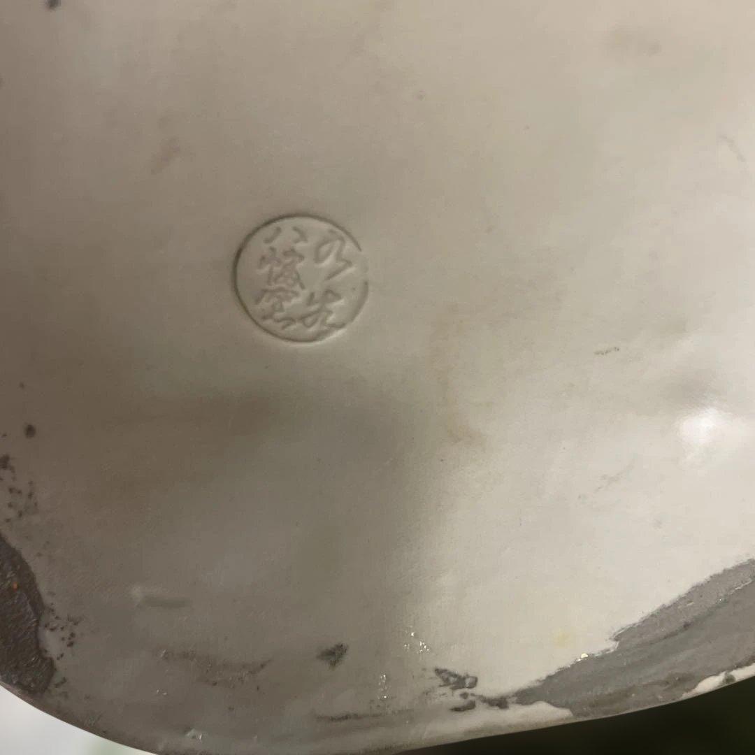 九谷焼布袋像　金彩大型　七福神 古美術品　日本美術　アンティーク 骨董　石川県