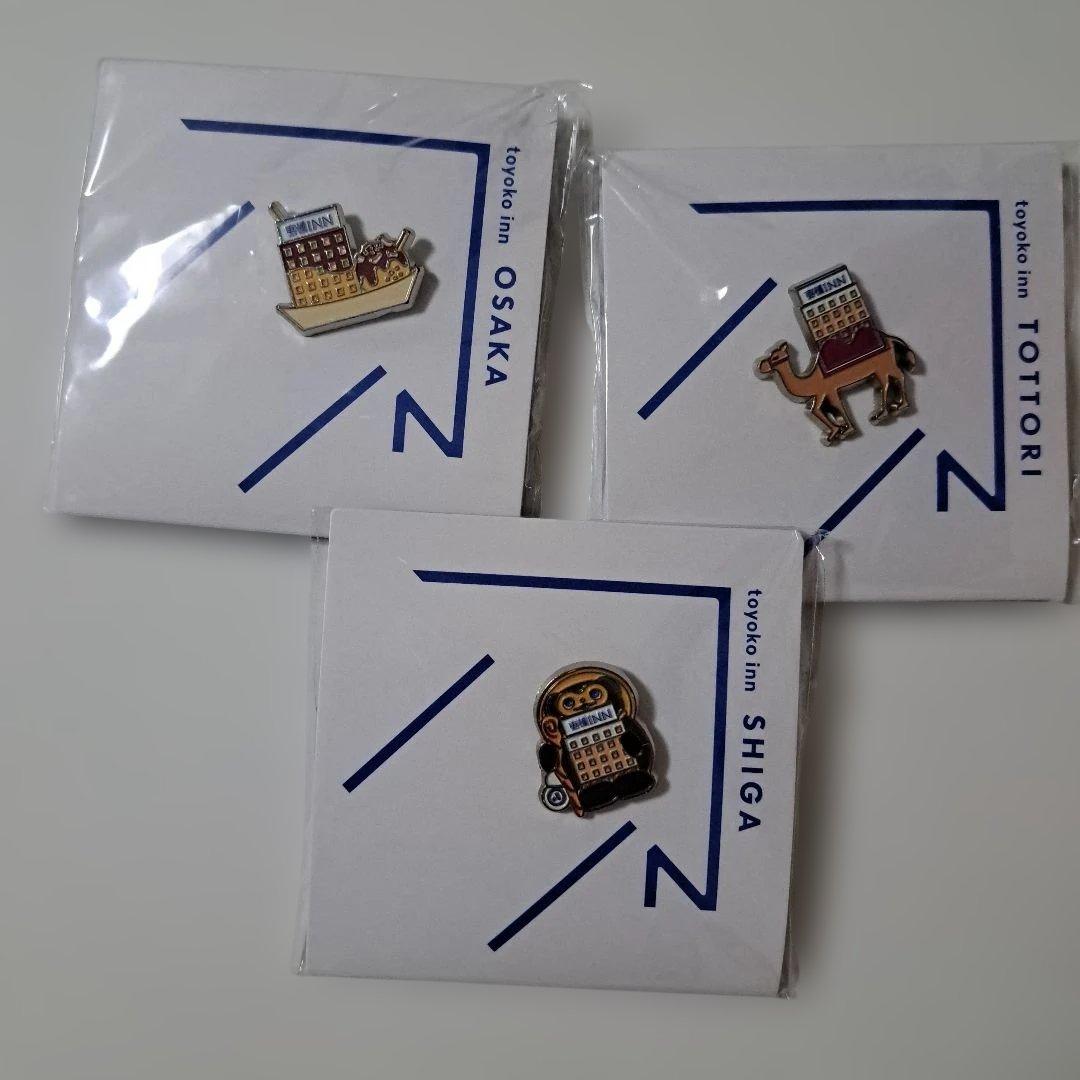 東横INN ピンバッジセット 9個