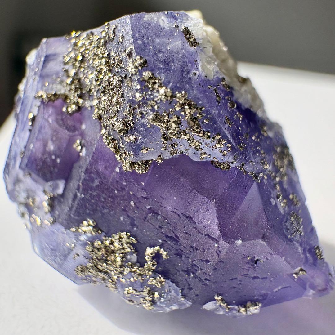 515 中国 内モンゴル産 レアタイプ フローライト&パイライト