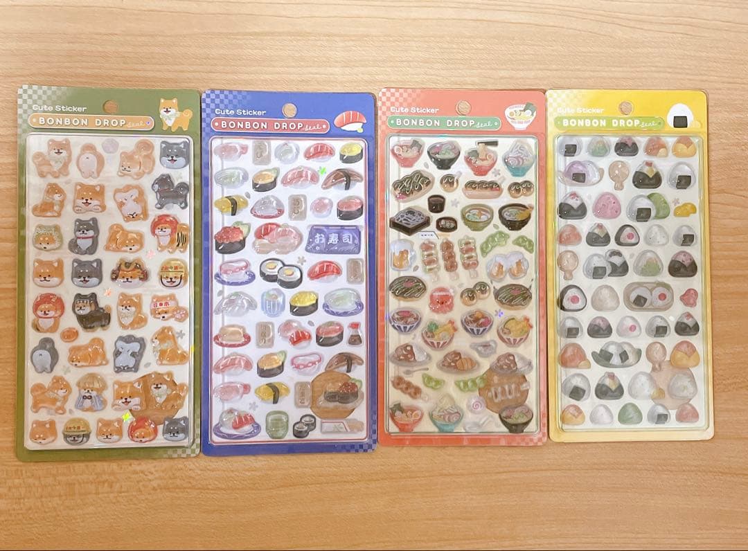 【正規品】ボンボンドロップシール　和柄　コンプリートセット