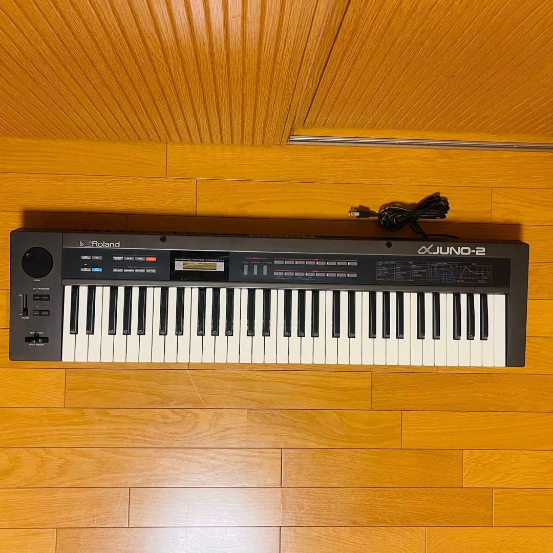 【希少・良品】Roland α JUNO-2 シンセサイザー 音出し確認済み