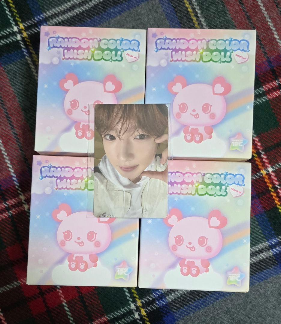 未開封　NCT COLOR WISH DOLL　サクヤ　4個セット&トレカ