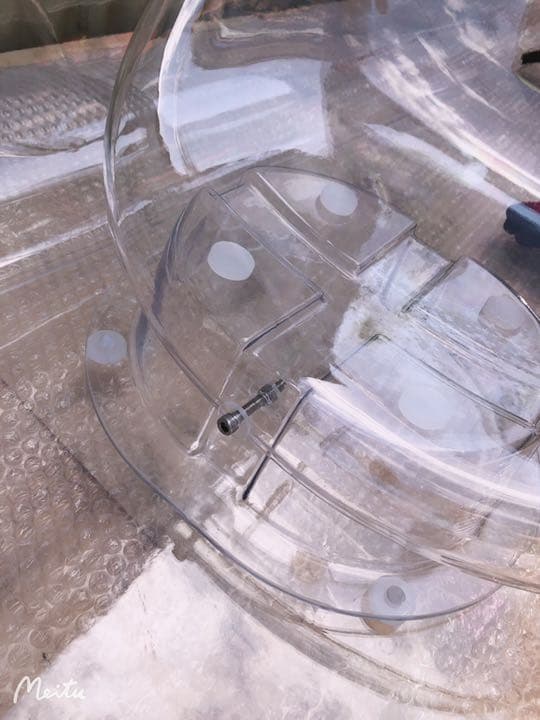 クリアカヤック 2人乗り 透明ボード 水上観光 西濃運輸営業所止め商品