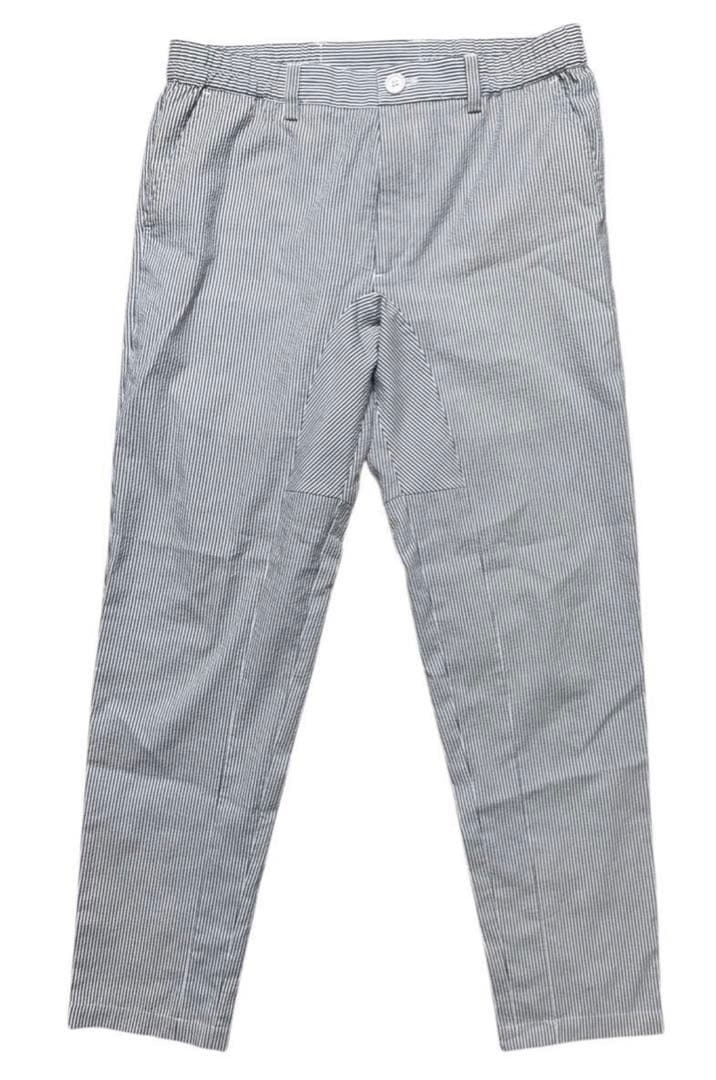 muta MARINE ムータマリン ロゴ刺繍 ストライプ柄 ゴルフ パンツ