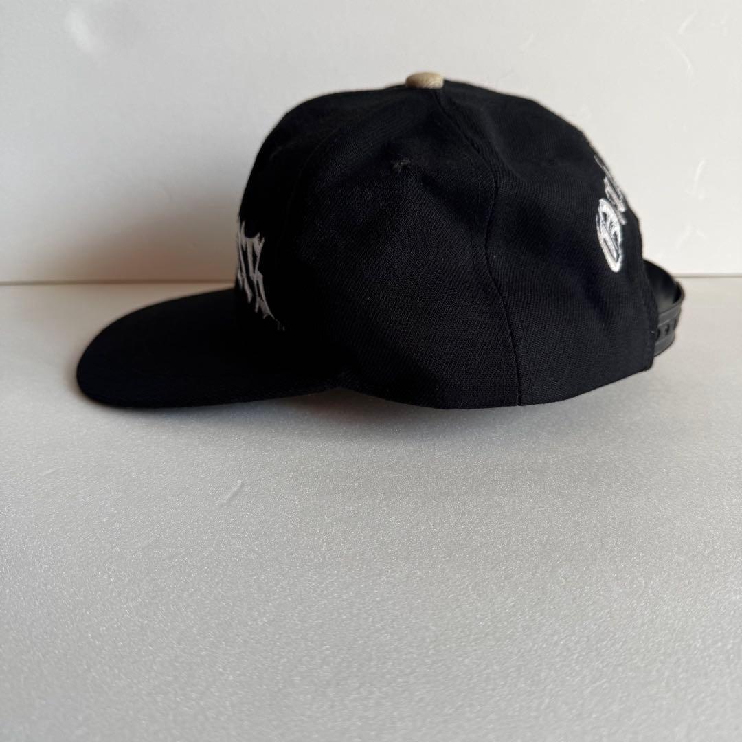 オールドイングリッシュ Raiders Oakland キャップ 黒 ビンテージ