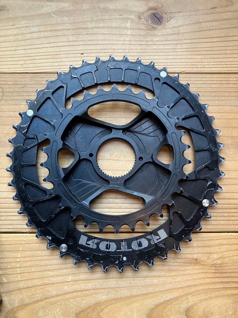 ROTOR aldhu24 165mm 46/30t クランクアーム、アクスル