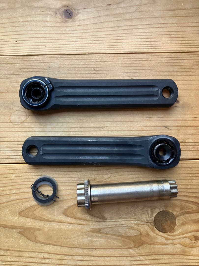 ROTOR aldhu24 165mm 46/30t クランクアーム、アクスル