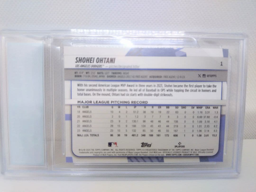 大谷翔平 2024 TOPPS BIG LEAGUE GEM MINT 10