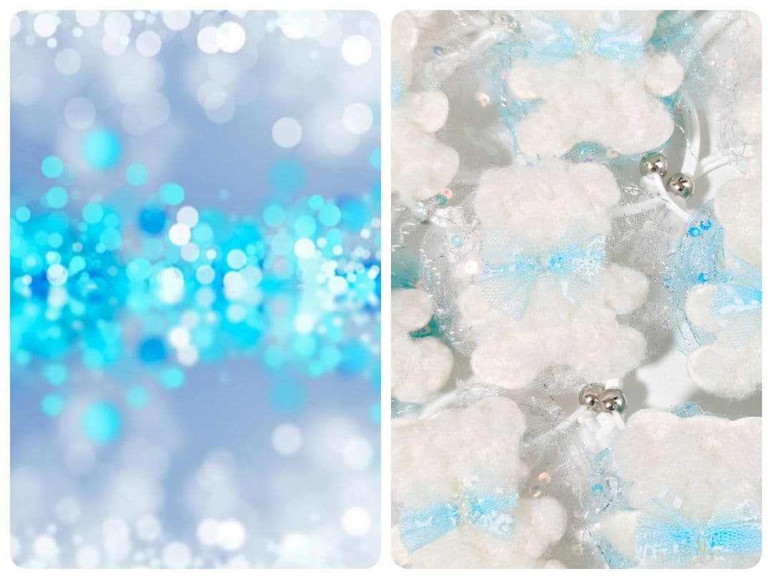 業務用　トリミングチョーカー　120個　1月　白くまちゃん　雪の結晶　白熊