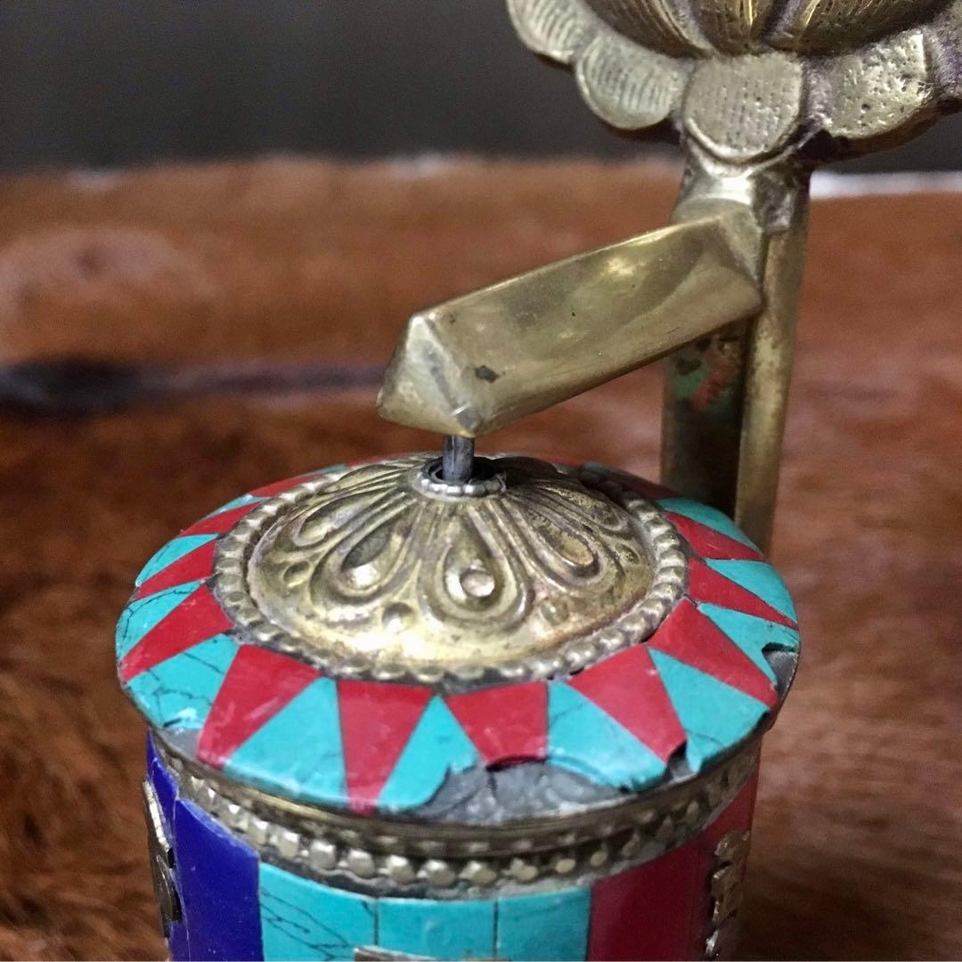 ★マニ車★チベット密教仏教★経典★法具★ビンテージ★