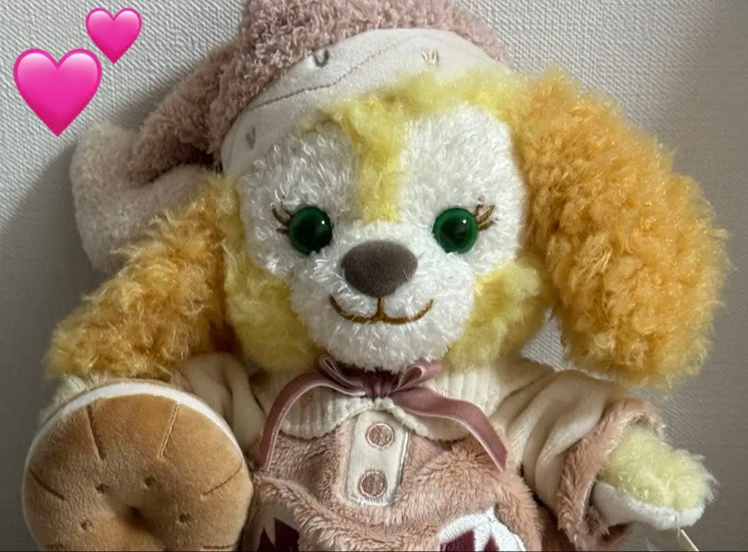 激カワ❗️上海ディズニー　リラックス　クッキーアンSSぬいぐるみ　パジャマ　美人