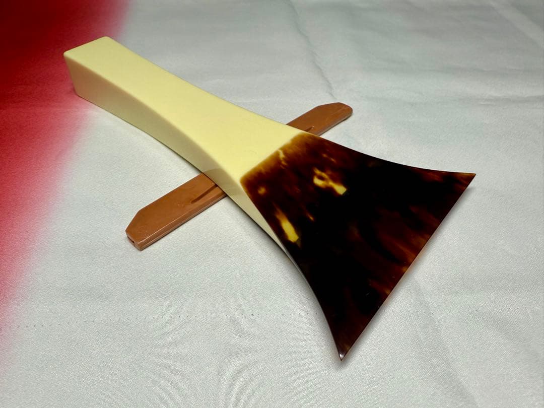 【良品】津軽三味線 撥 特上 鼈甲 一枚物 べっ甲 バチ