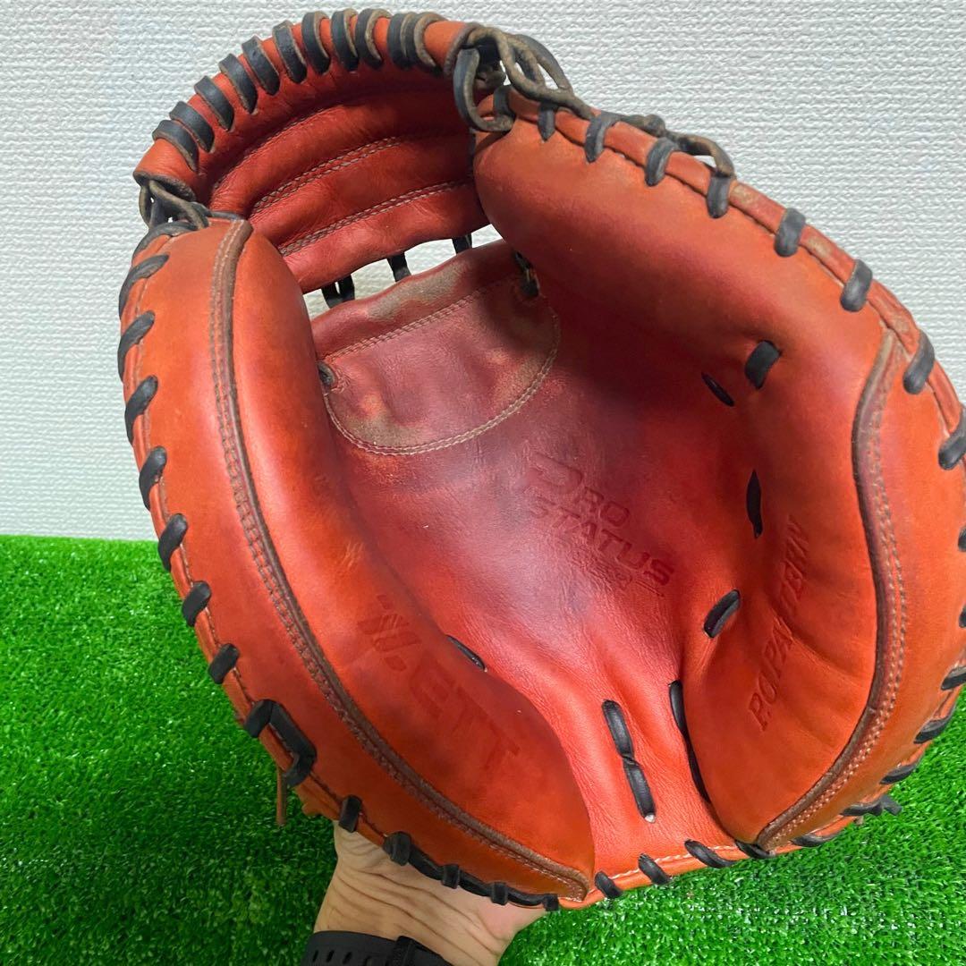 プロステイタス　硬式　キャッチャーミット　高校野球対応カラー　森友哉　横型