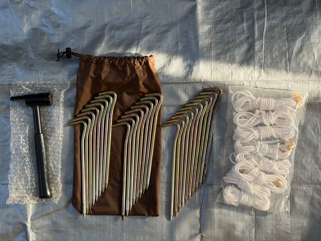 オガワ　ロッジシェルターTC【ポール、ペグ他】②