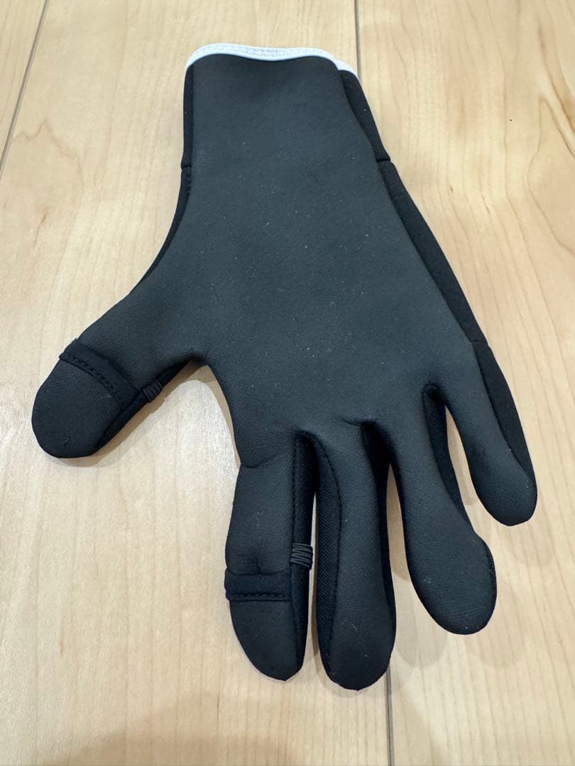 ジャクソン JS 耐久撥水ハーフジップパーカー ブラック M と防寒手袋