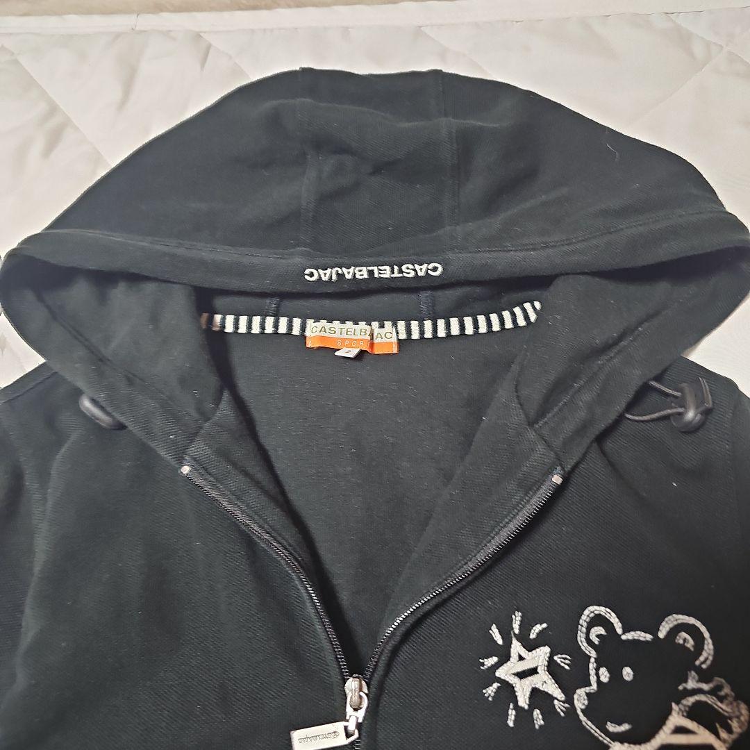 CASTELBAJAC カステルバジャック ジップアップパーカー ブラック 黒