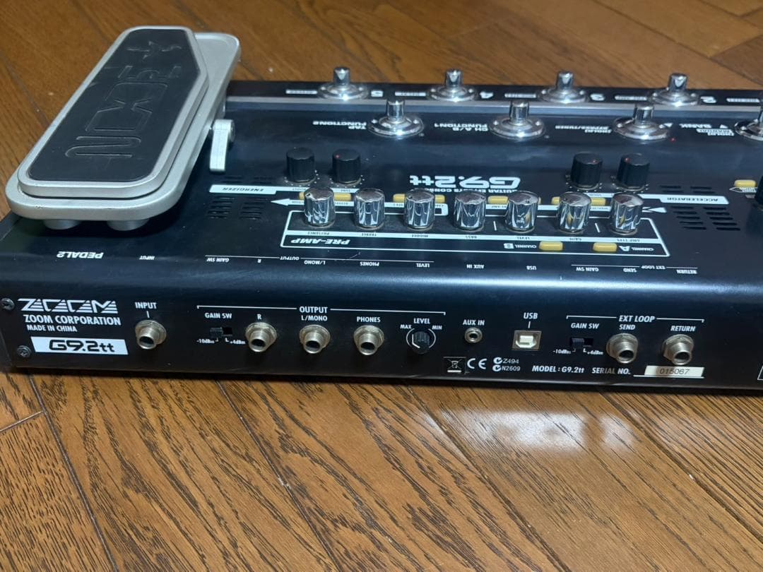 【希少品】ZOOM G9.2tt 真空管搭載マルチエフェクター