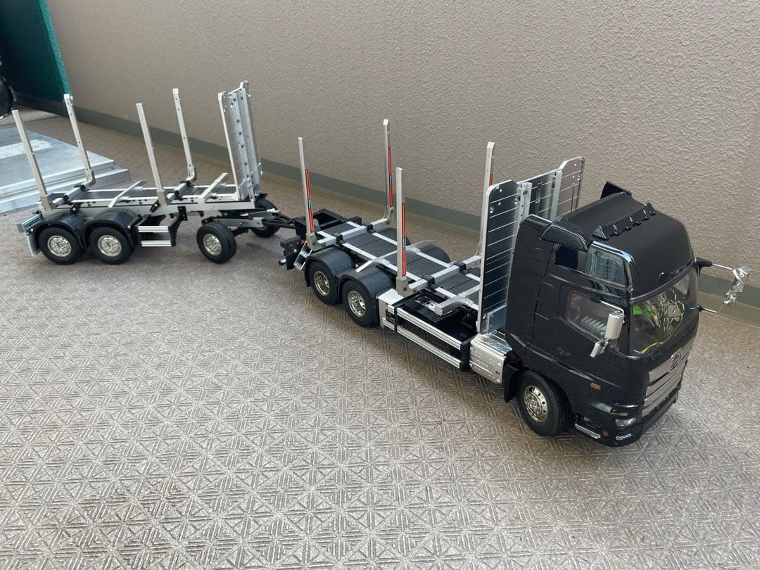 1/14 プロフィア　原木フルトレーラー　フルオペ　タミヤ ティンバートラック