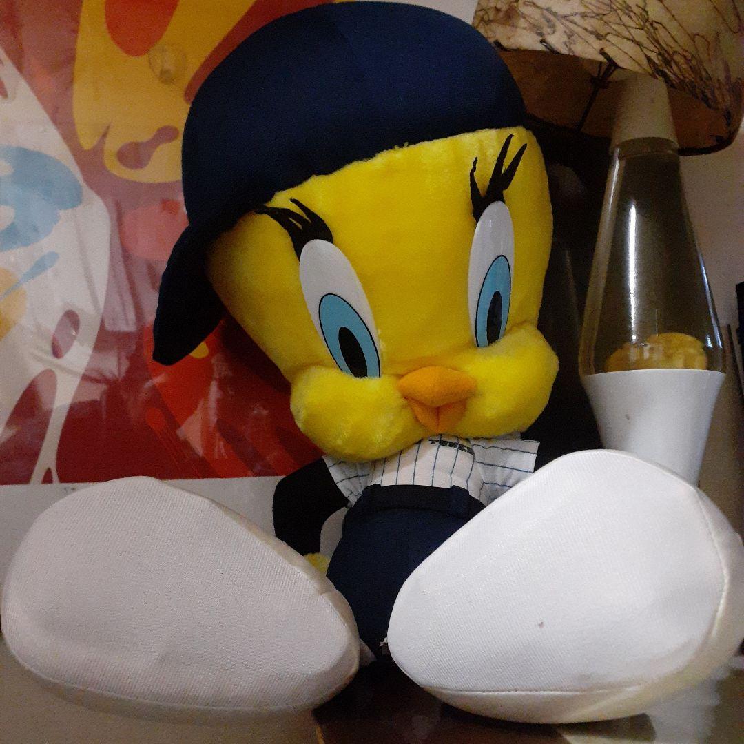 ビンテージ　90S BIG　トゥイーティ ぬいぐるみ TWEETY ベースボール