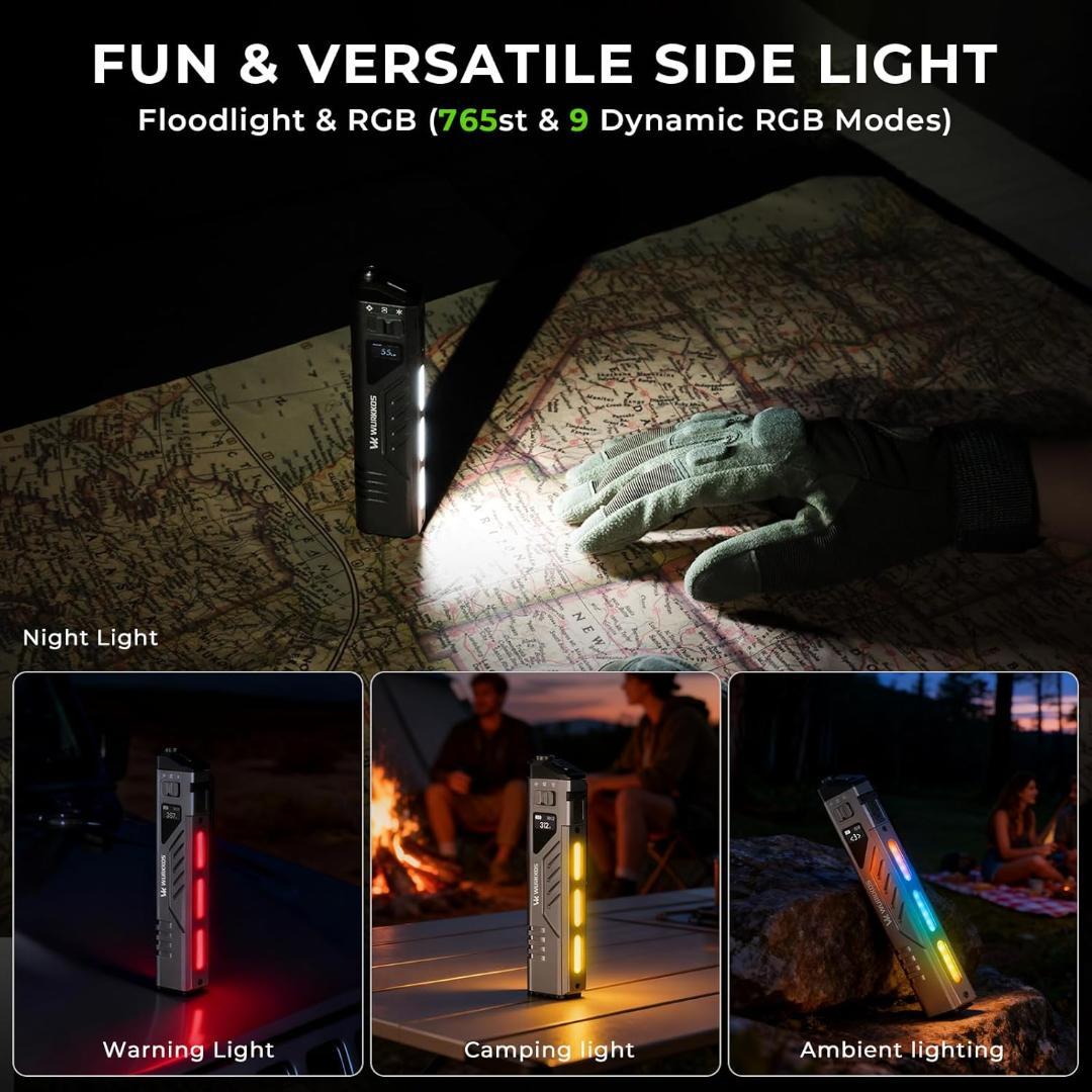 Wurkkos TD11 LED フラッシュライト タクティカル　3000lm