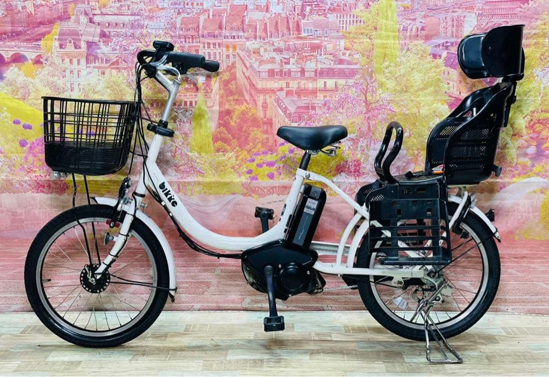 K2645 電動自転車ブリヂストン子供乗せ bikke 20インチ 送料無料