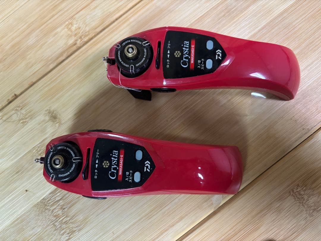 Crysia スピニングリール 2個セット レッド