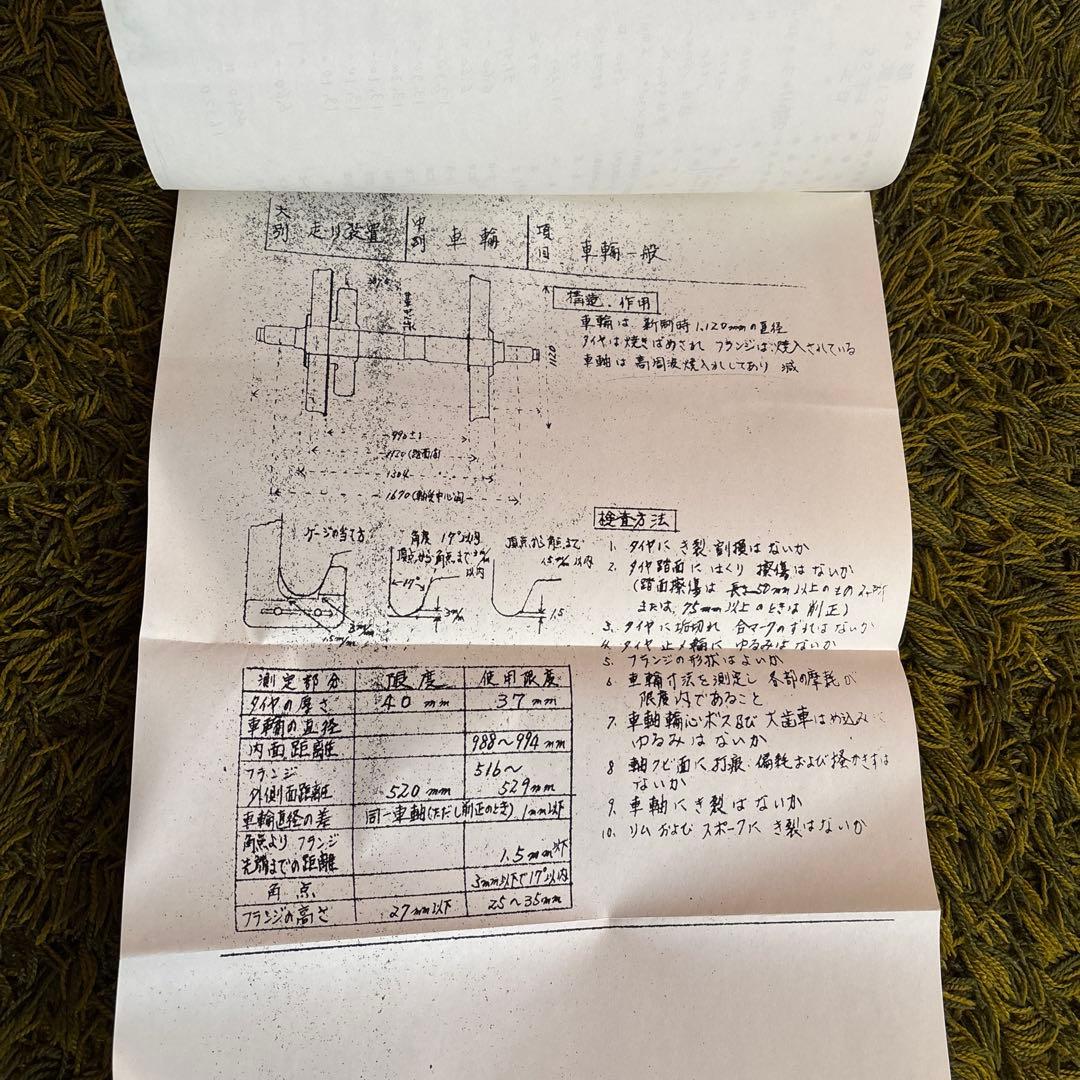 鉄道　EF55-1 書類