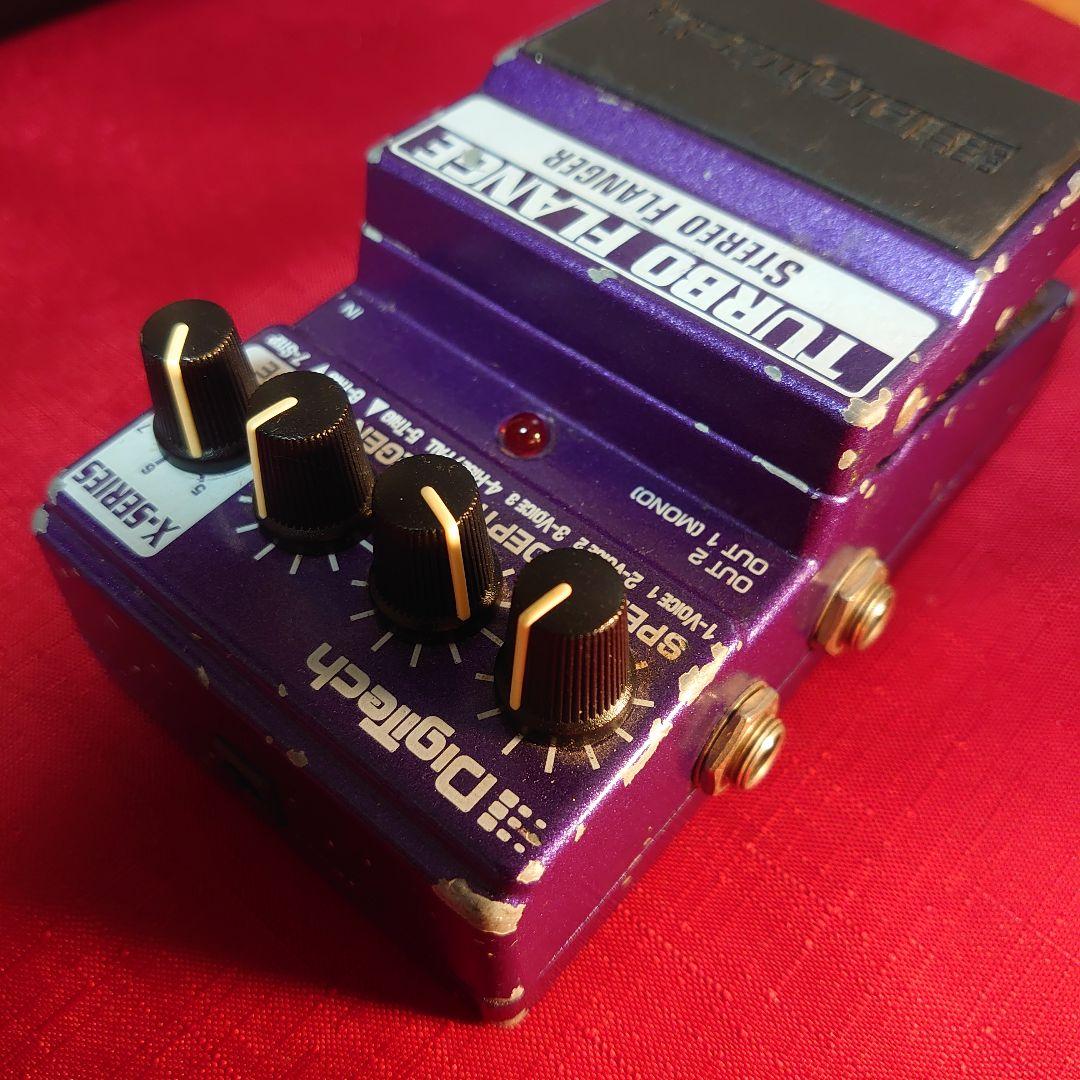 ギター digitech turbo flange stereo flanger