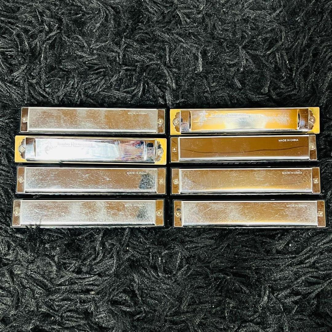 トンボ 21トーン プレミアム21トーン ハーモニカ 8本 複音ハーモニカ 楽器