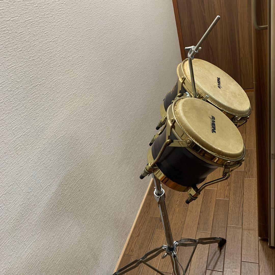 RIMBEL ボンゴ 大小セット スタンド付き チンさん指定、ご購入