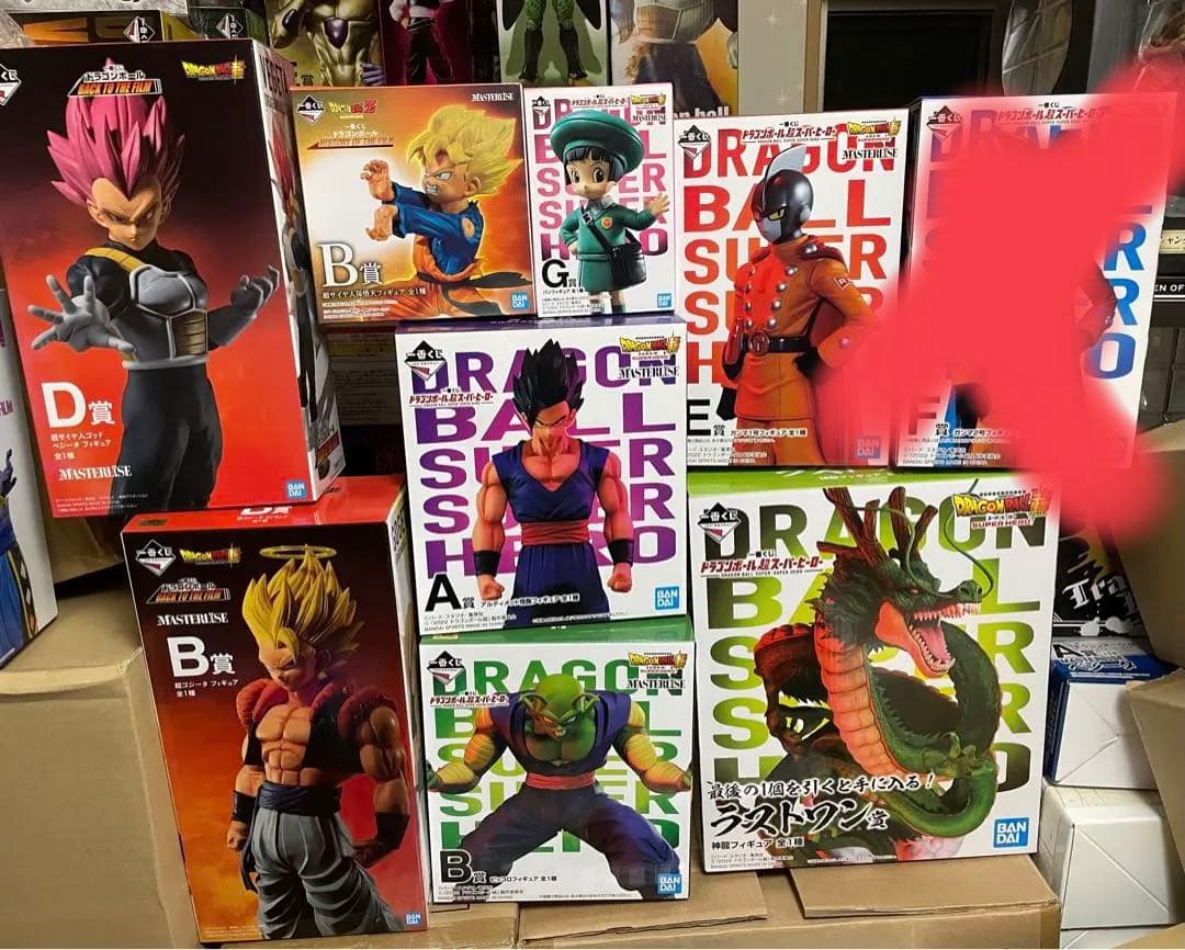 ドラゴンボール　一番くじ　フィギュア　パーツ　セル　悟飯　クウラ　ブロリー