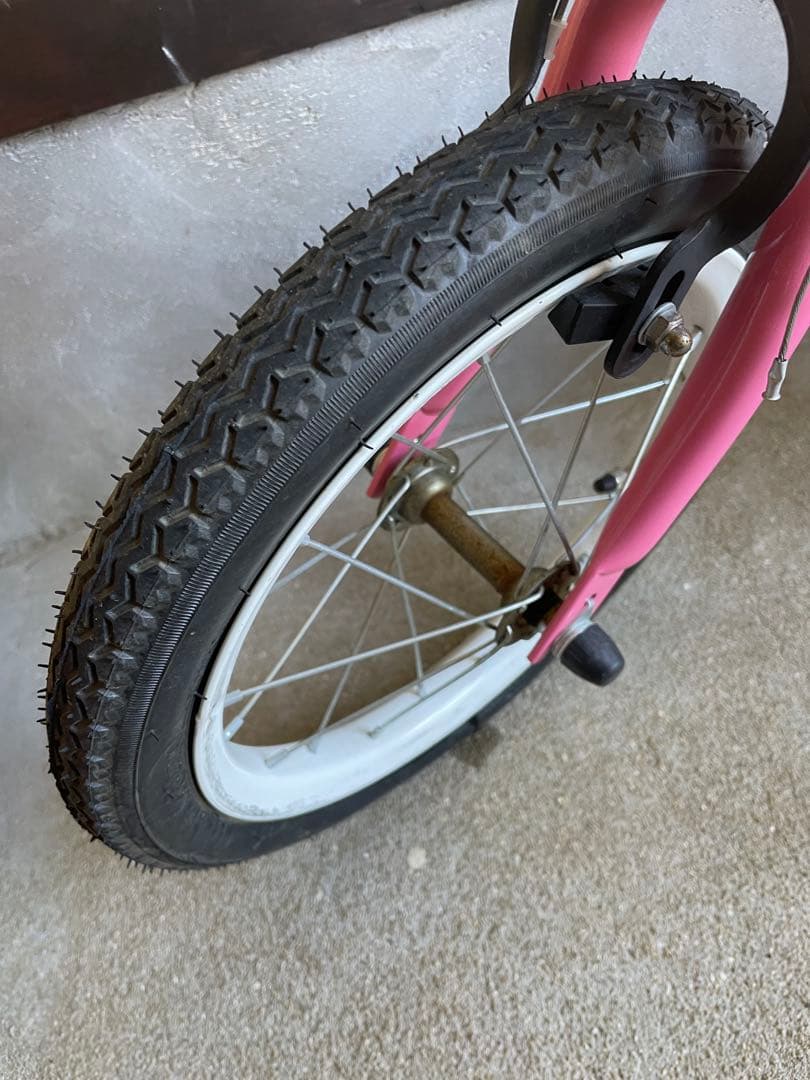 people 14インチ　補助輪付き自転車