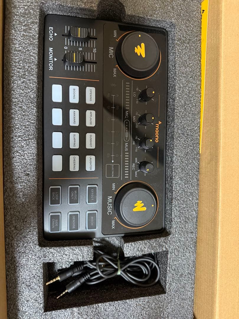 maono マイク、オーディオインターフェイスセット　AU-AM200-S6