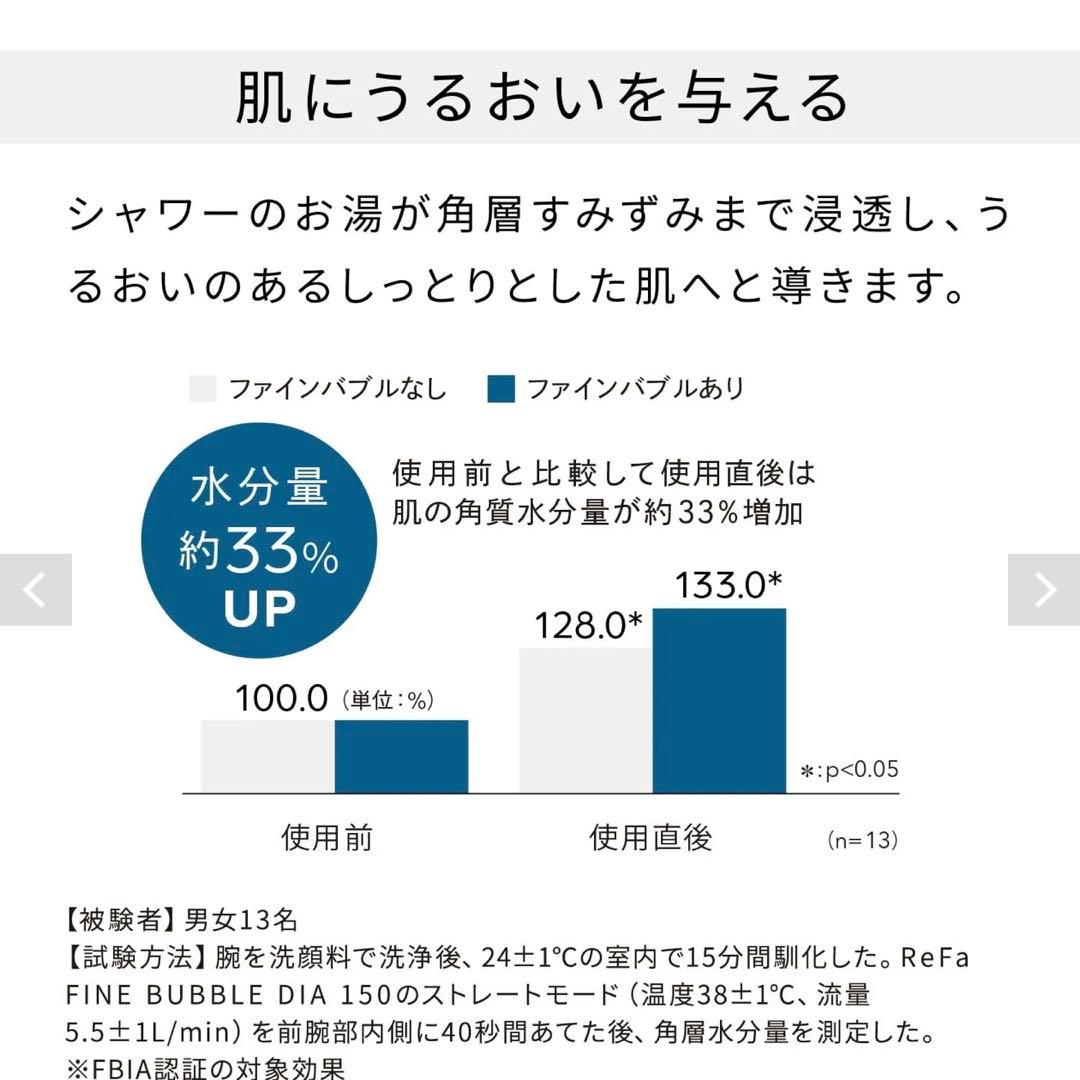 ReFa FINE BUBBLE DIA 120シャワーヘッドシルバー保証書付き