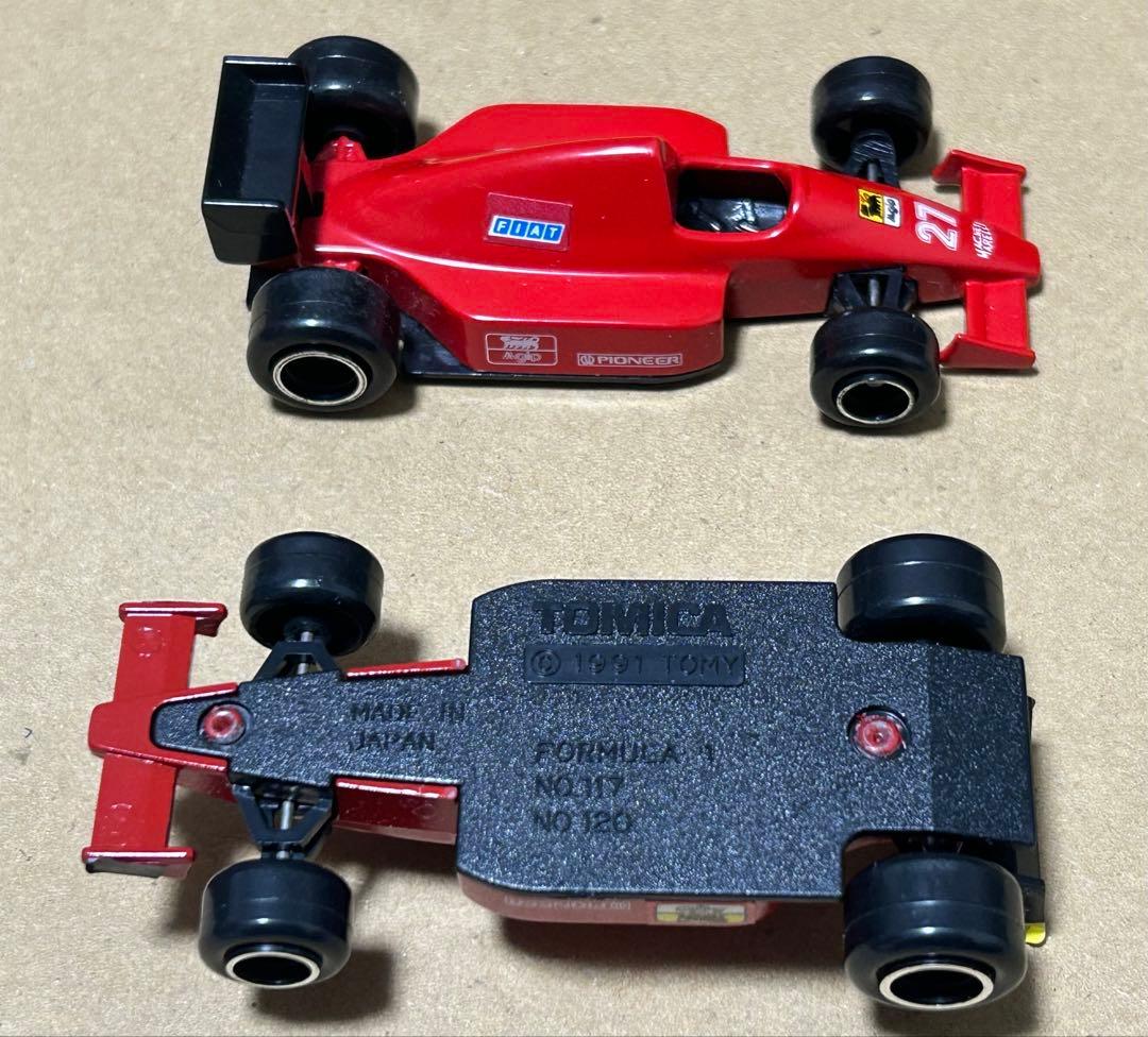 トミカ フェラーリ F1 日本製 中国製 2台セット