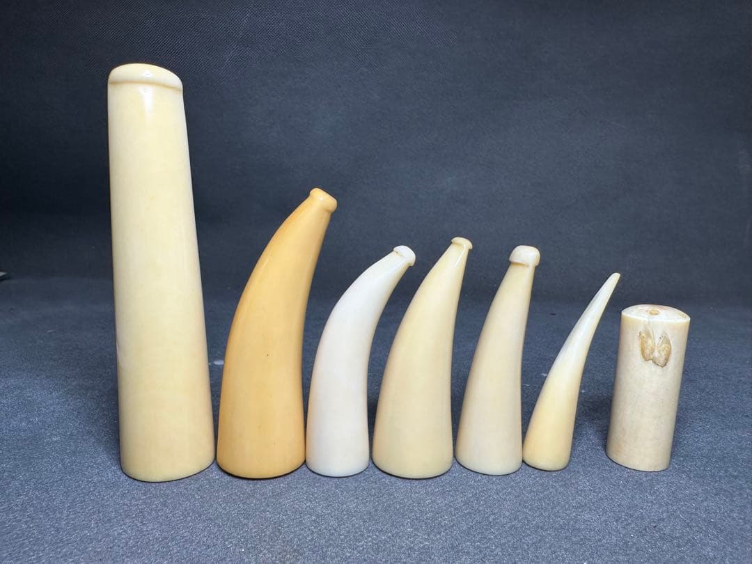 鯨歯　マッコウクジラ　煙管 パイプ　喫煙具天然素材　アンティーク　骨董