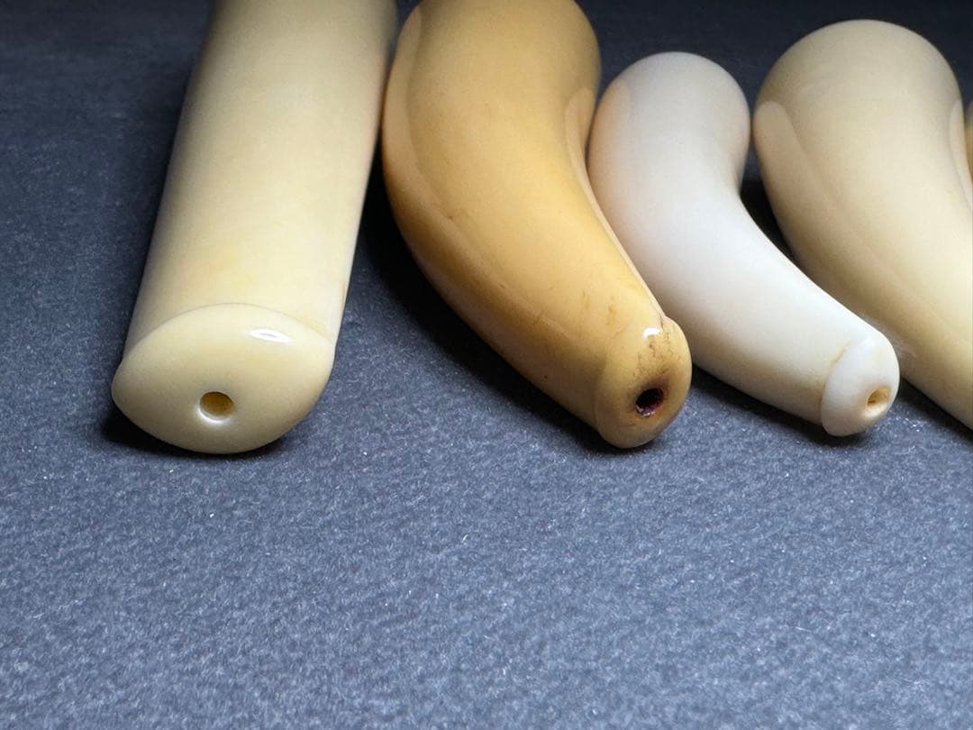 鯨歯　マッコウクジラ　煙管 パイプ　喫煙具天然素材　アンティーク　骨董
