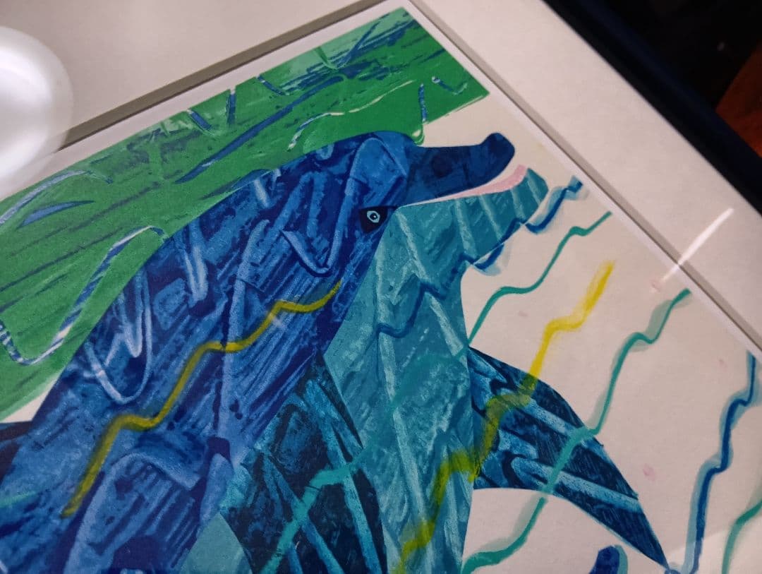 希少品　エリック・カール　リトグラフ　『La Famille』　513/1000