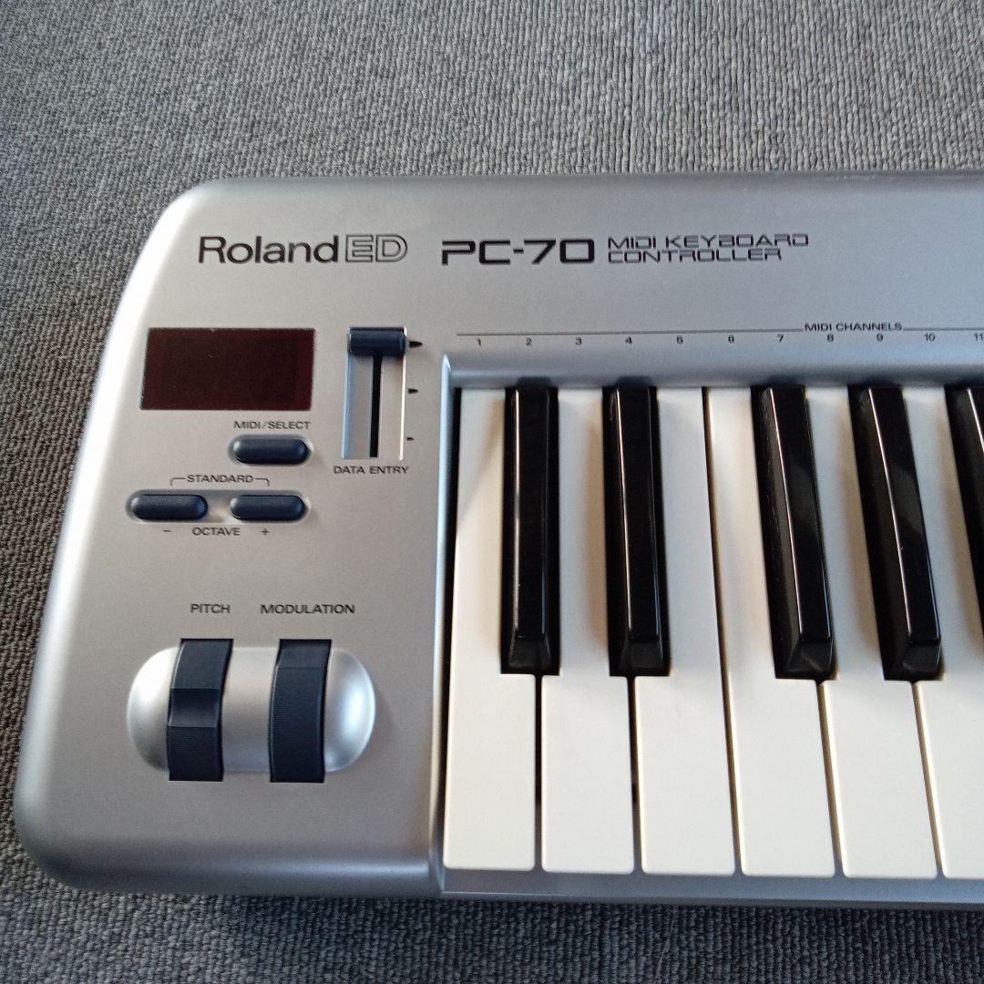 Roland PC-70 MIDIキーボードコントローラー通電確認済✅️