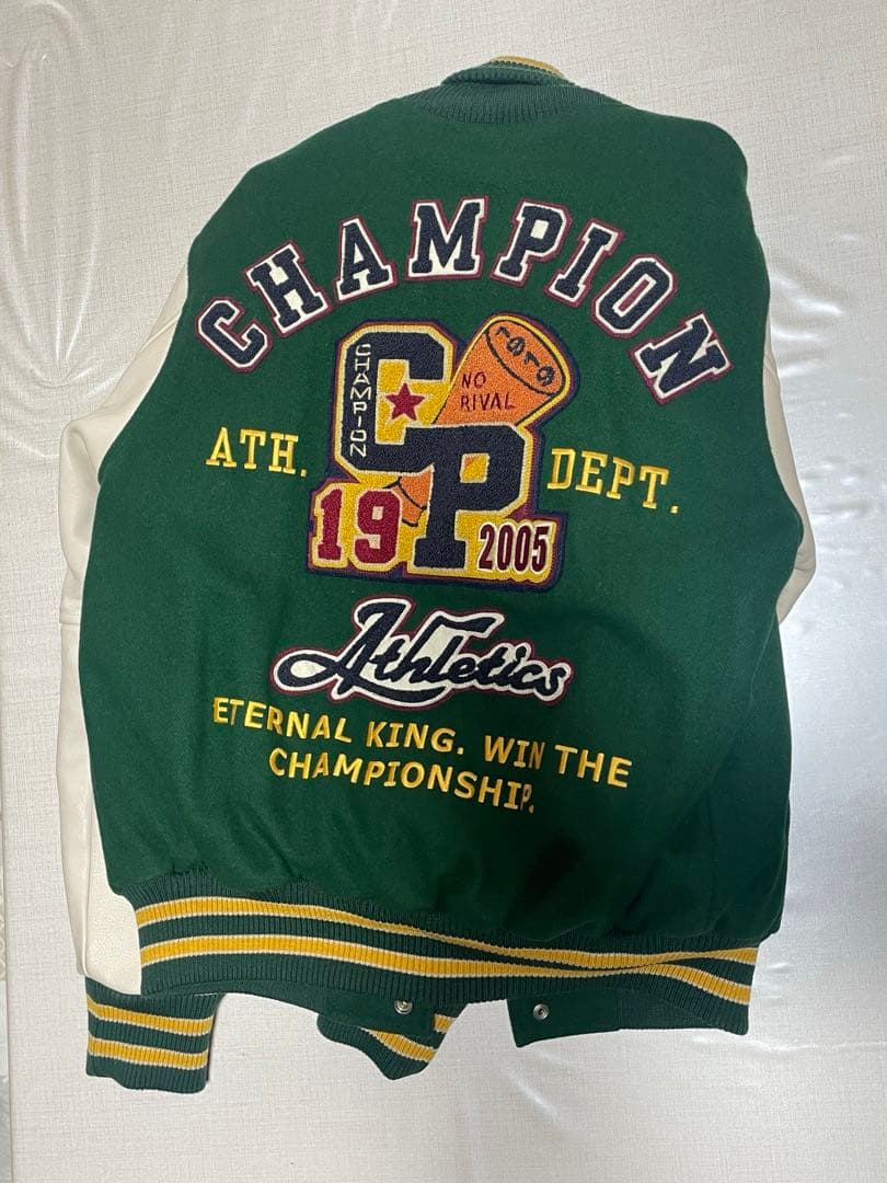 ジャケット M 緑/白