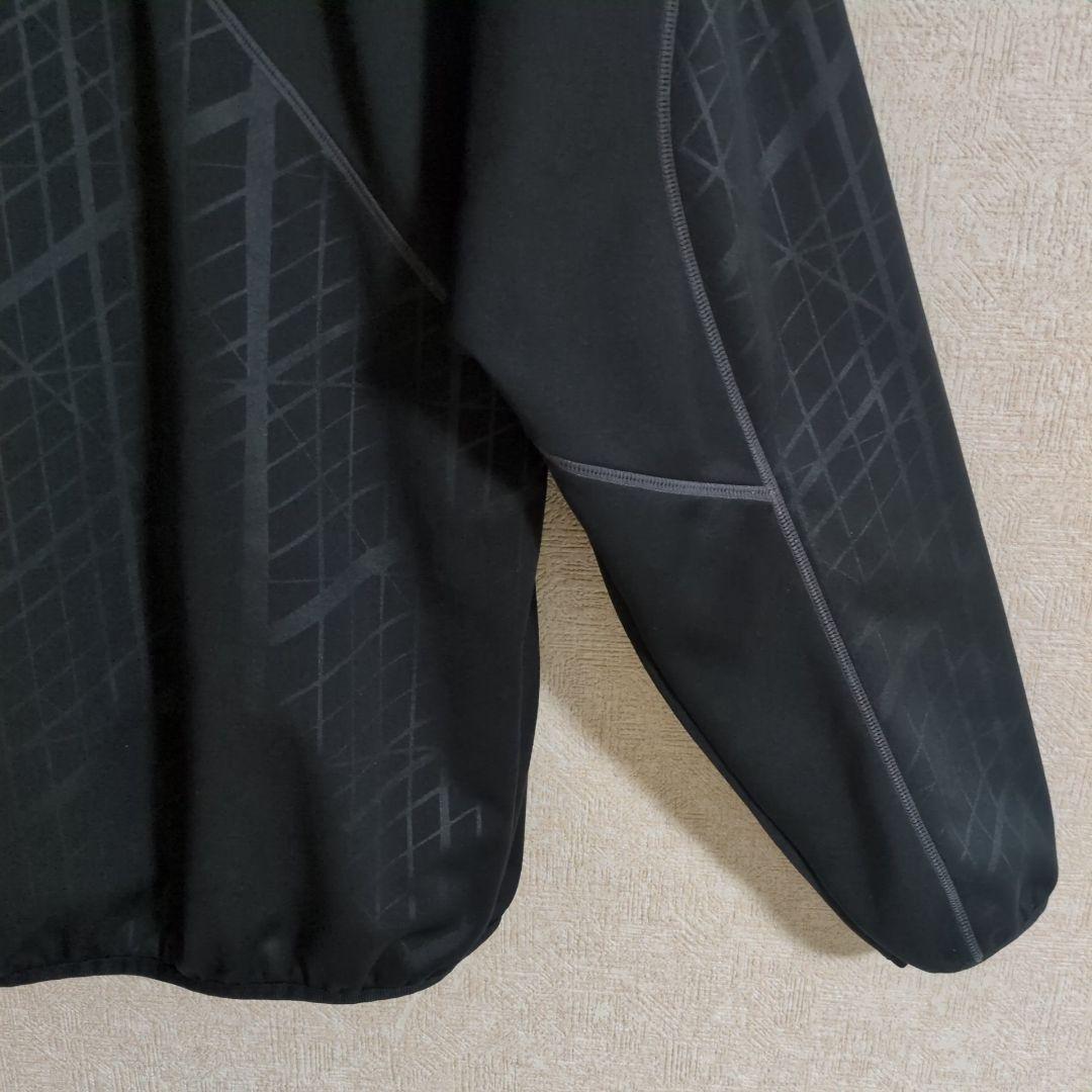 ミズノ 限定ウェアー ミズノプロ テックシールド 長袖パーカー L 黒