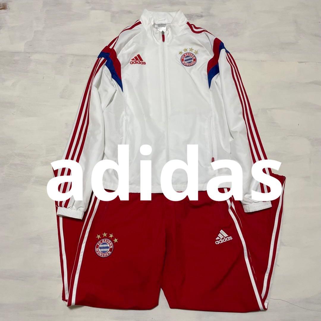 adidas バイエルンミュンヘン セットアップ　ウォームアップ　L