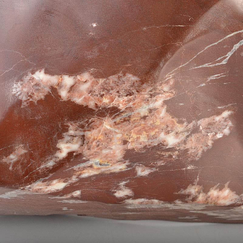 鑑賞石　天然石　赤玉石　置物　重さ約4.77㎏　N　6185